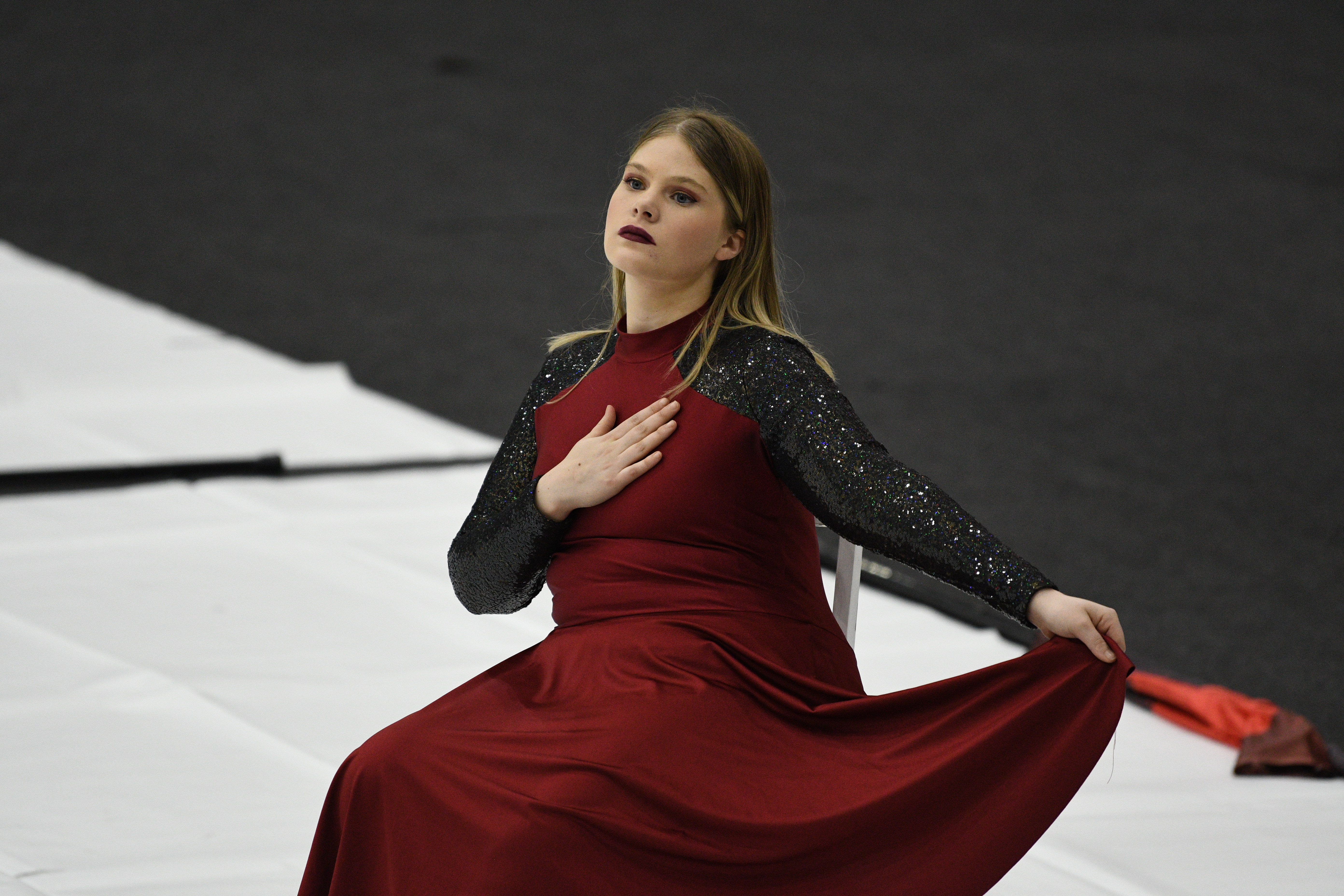HHS Winter Guard - Crd: Chuck Vargo
