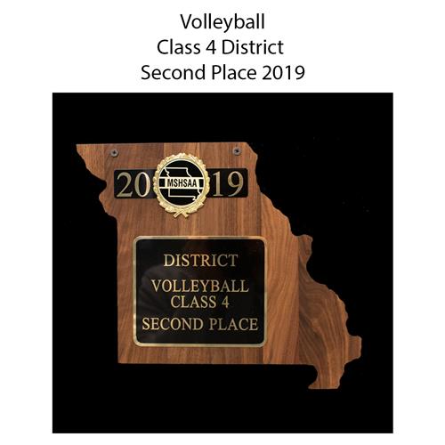 Volleyball Class 4 Districts Second Place