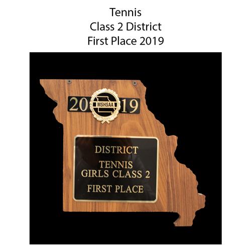 Girls Tennis Class 2 1st Place