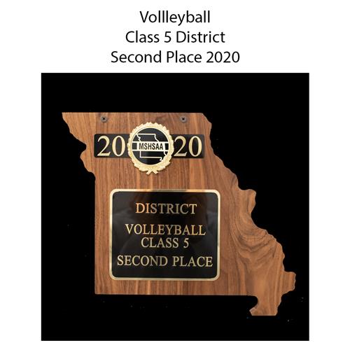 Volleyball Class 5 District Second Place