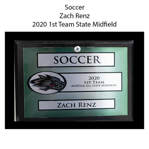 Zach Renz  2020 1st Team Midfield 