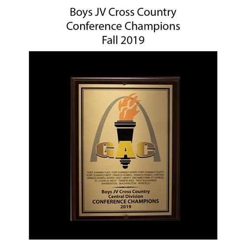 JV Cross Country Conference Champions Fall 2019