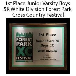 Forest Park 5K 1st Place 