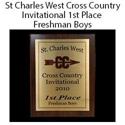 St. Charles West Invite 1st Place 