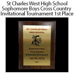 St. Charles West Invite 1st Place 