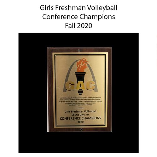 Freshman Volleyball Conference Champions Fall 2020