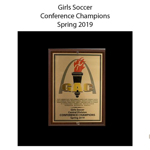 Girls Soccer Conference Champions Spring 2019
