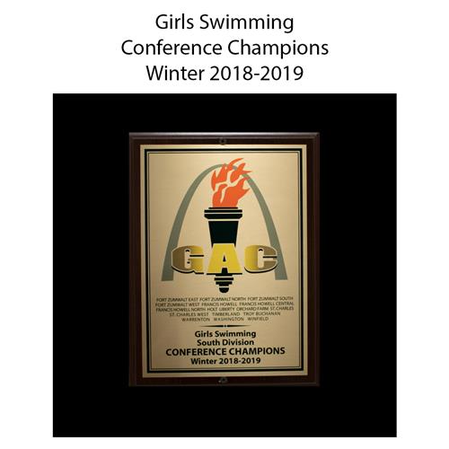 Girls Swim Conference Champions Winter 2018
