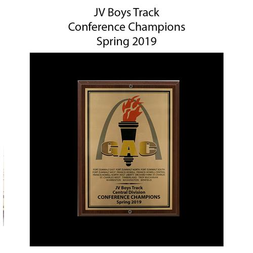 JV Boys Track Conference Champions Spring 2019