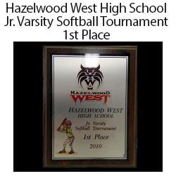 Hazelwood West Tournament 1st Place 