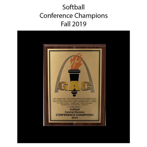 Softball Conference Champions Fall 2019