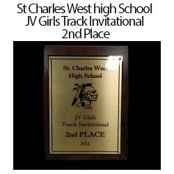 St. Charles West JV Girls Track 2nd Place 
