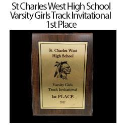 St. Charles West Varsity Girls 1st Place 