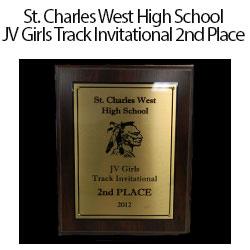 St. Charles West JV Girls 2nd Place 